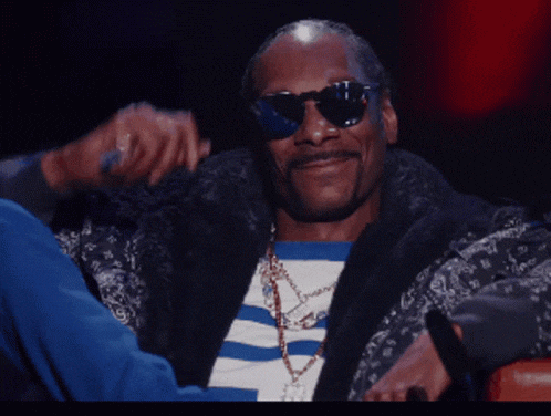 a man wearing sunglasses and a fur coat