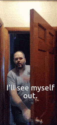a man standing in a doorway