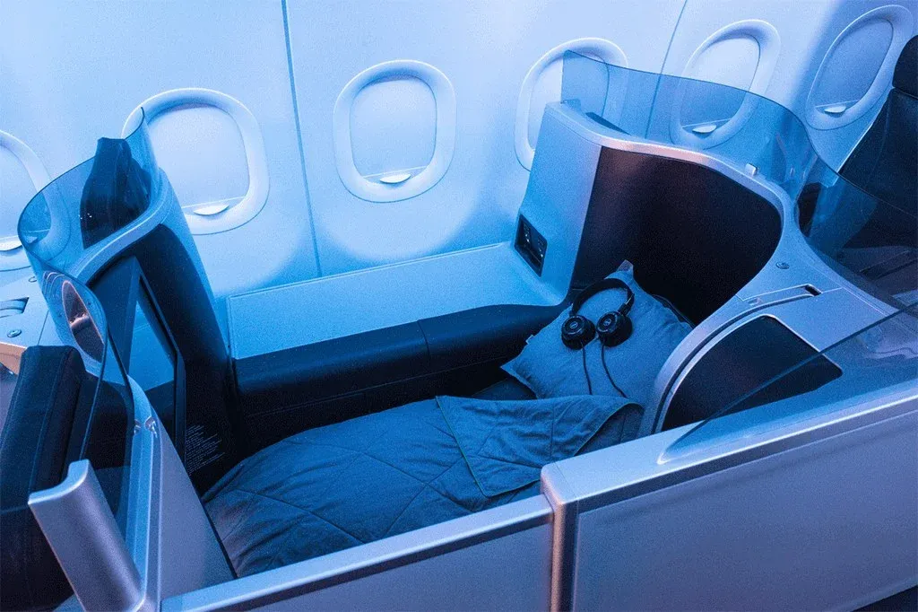 a seat with headphones on it