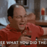 a man in a red shirt