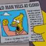 cartoon of a man with a yellow beard